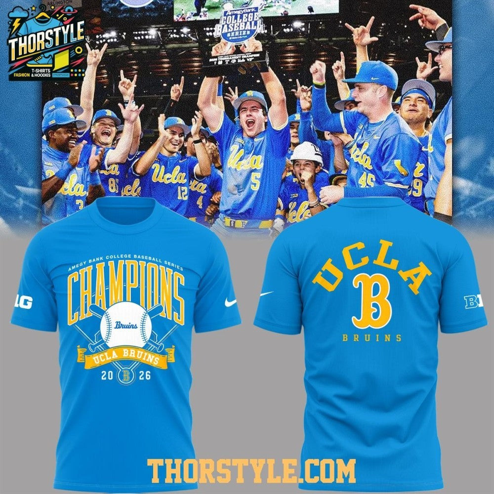 UCLA Bruins x Amegy Bank College Baseball Series Champions 2026 Shirt