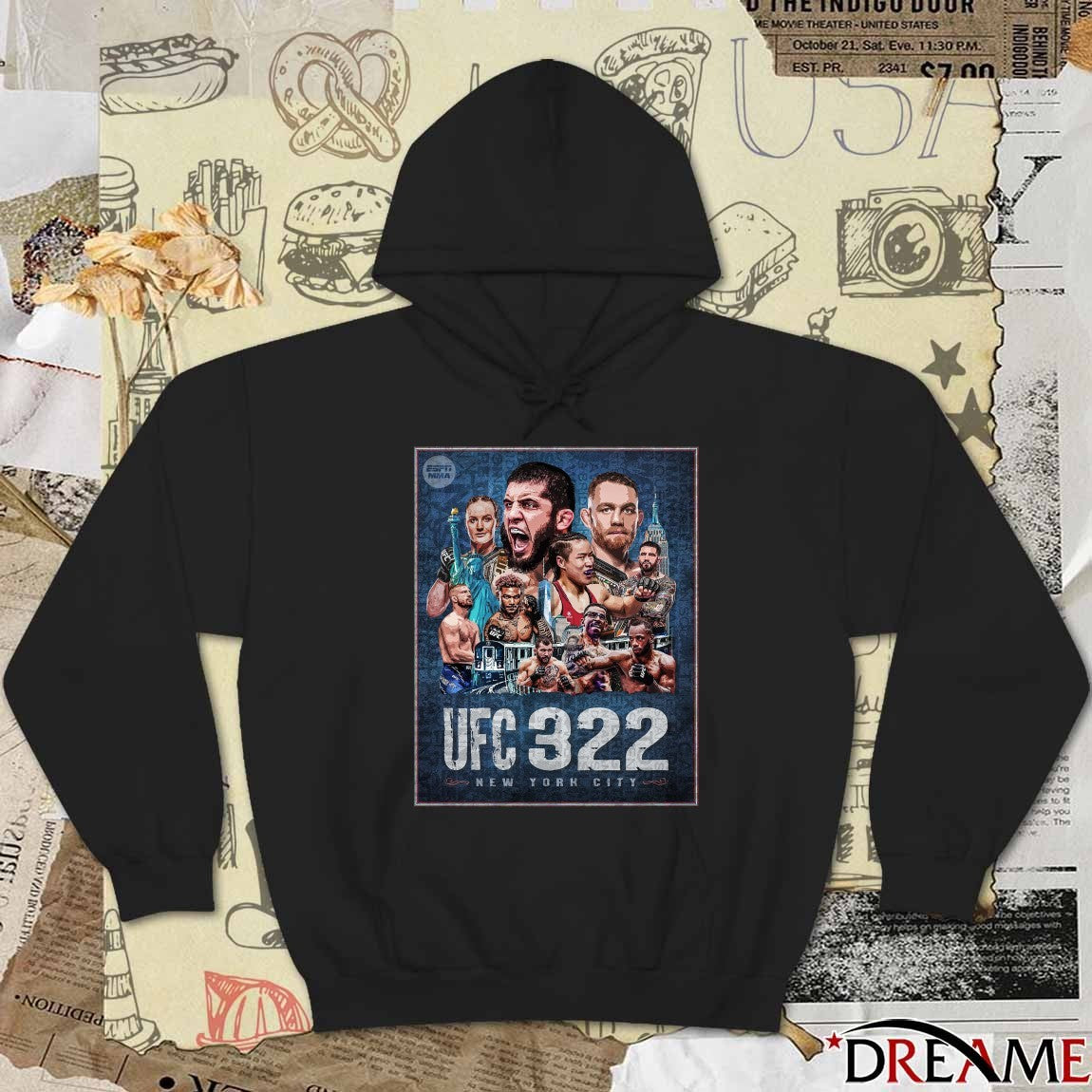 UFC 322 November 15, 2025, at Madison Square Garden in New York City Poster t-shirt