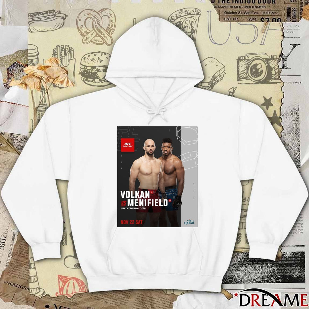 UFC Fight Night Volkan Vs Menifield Light Heavyweight Bout November 22 2025 Poster t-shirt