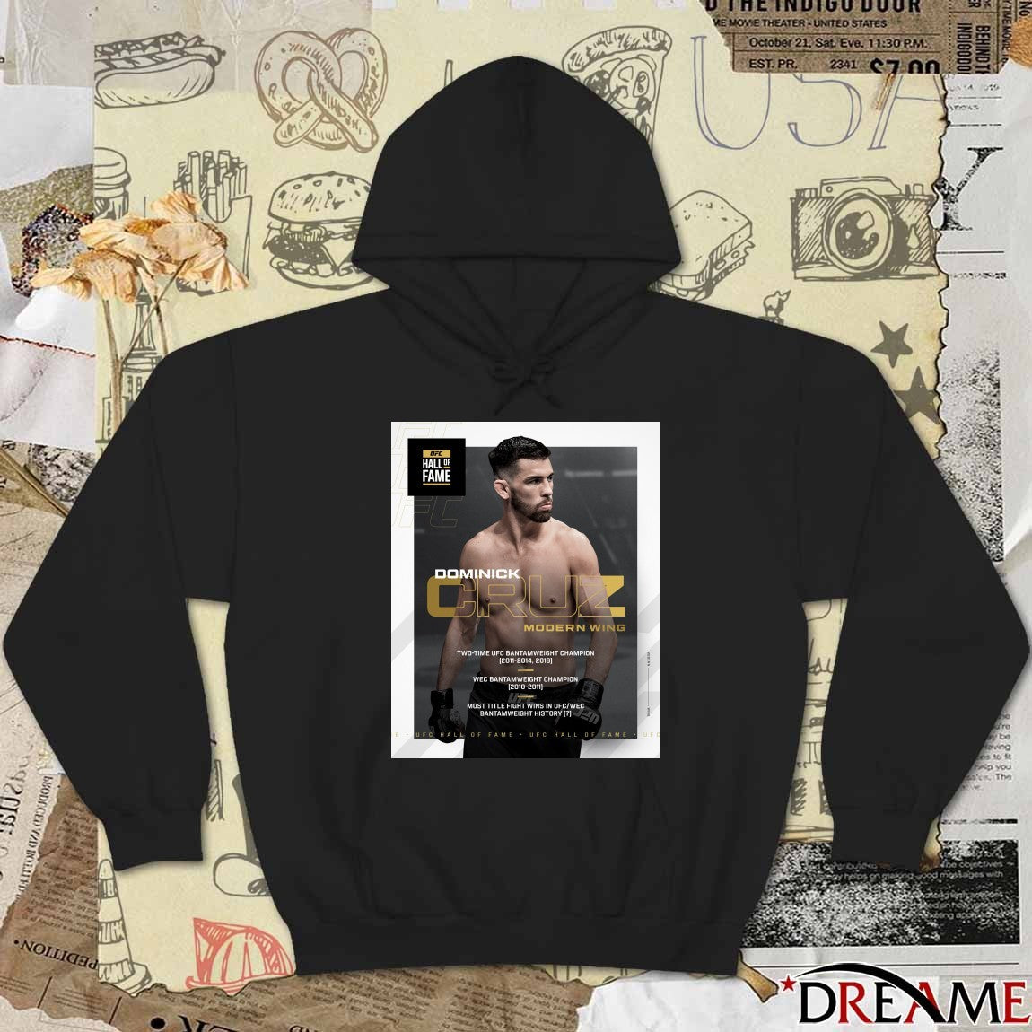 UFC Hall of Fame Legendary Dominick Cruz Modern Wing Poster t-shirt