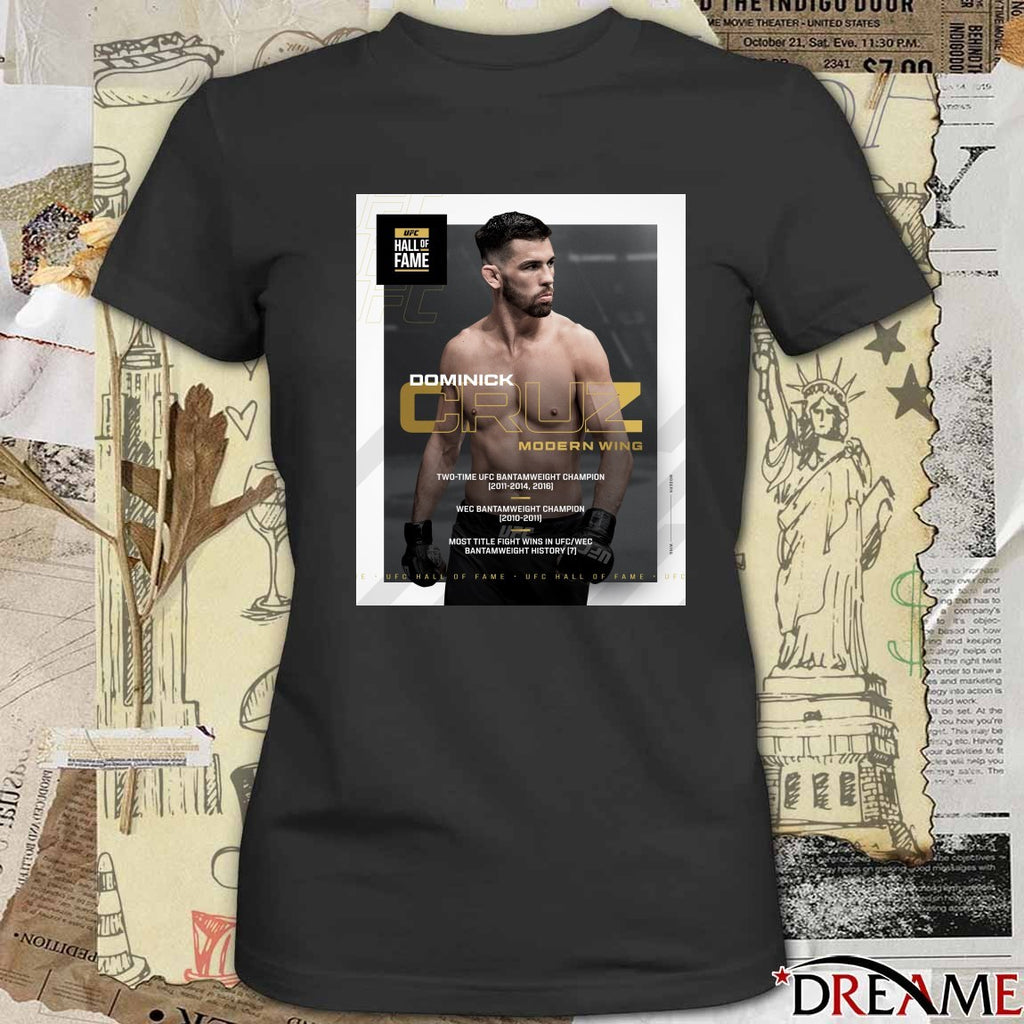 UFC Hall of Fame Legendary Dominick Cruz Modern Wing Poster t-shirt