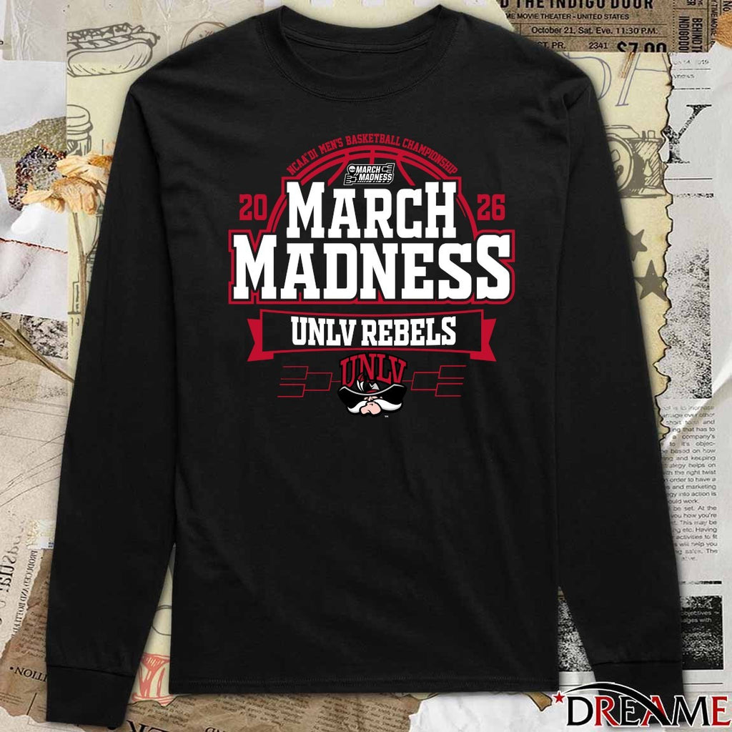 UNLV Rebels 2026 NCAA DI Men’s Basketball Championship March Madness t-shirt
