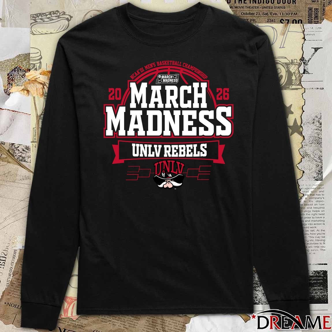 UNLV Rebels 2026 NCAA DI Men’s Basketball Championship March Madness t-shirt