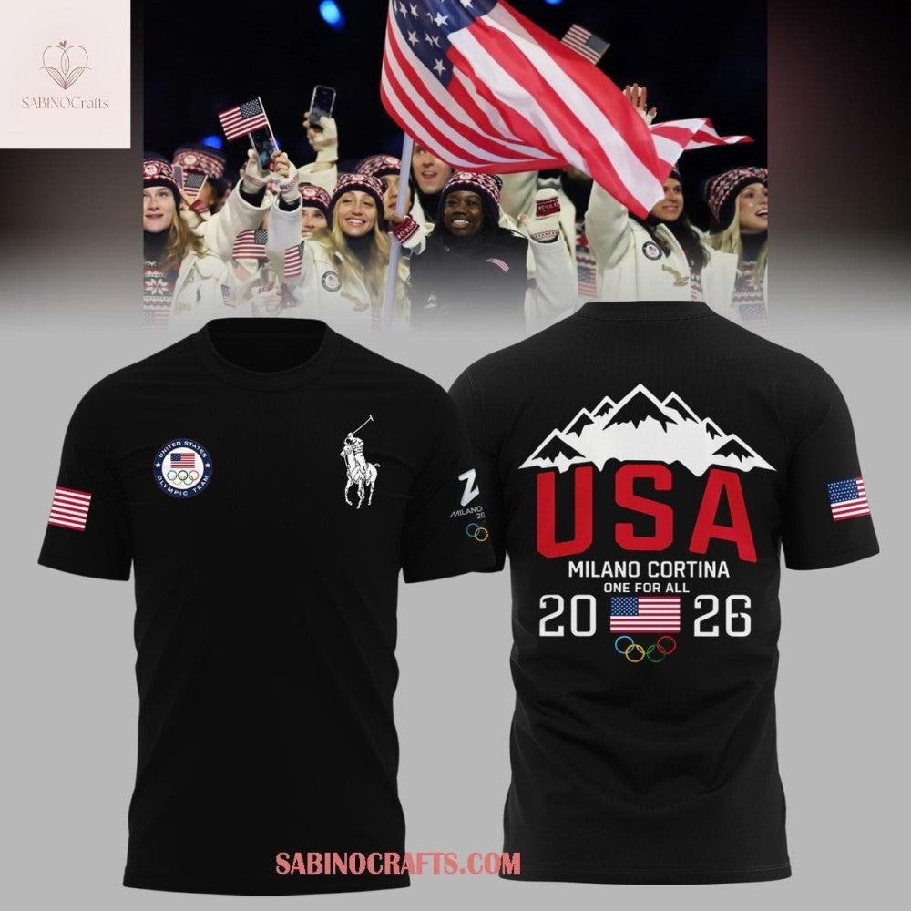 USA 2026 Olympic Milano Cortina One Team One Nation Shirt