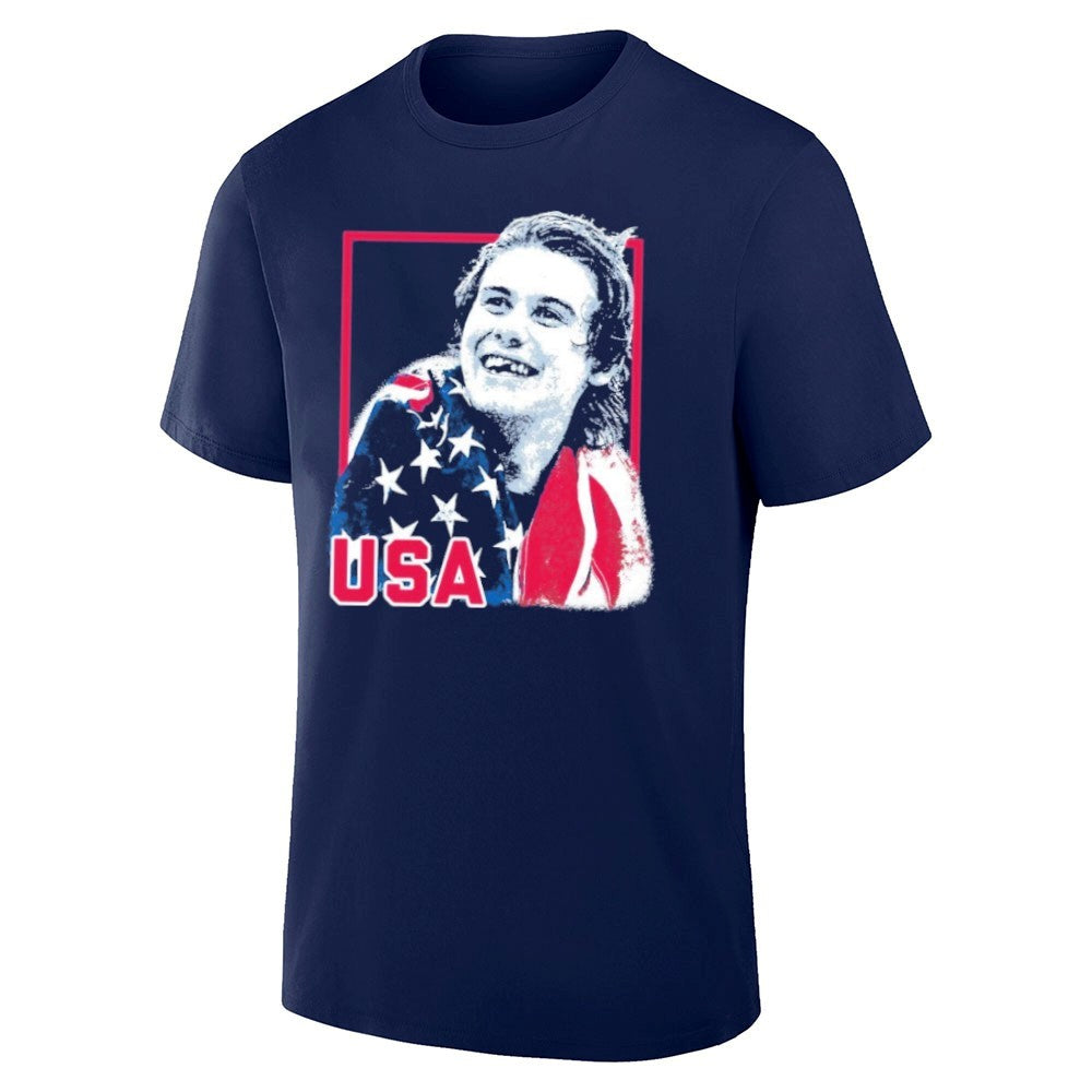 USA Champion Jack Hughes 2026 Olympic Shirt