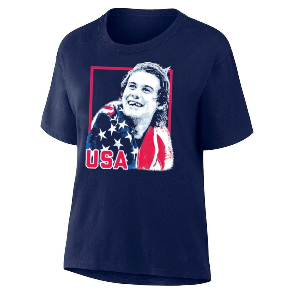 USA Champion Jack Hughes 2026 Olympic Shirt