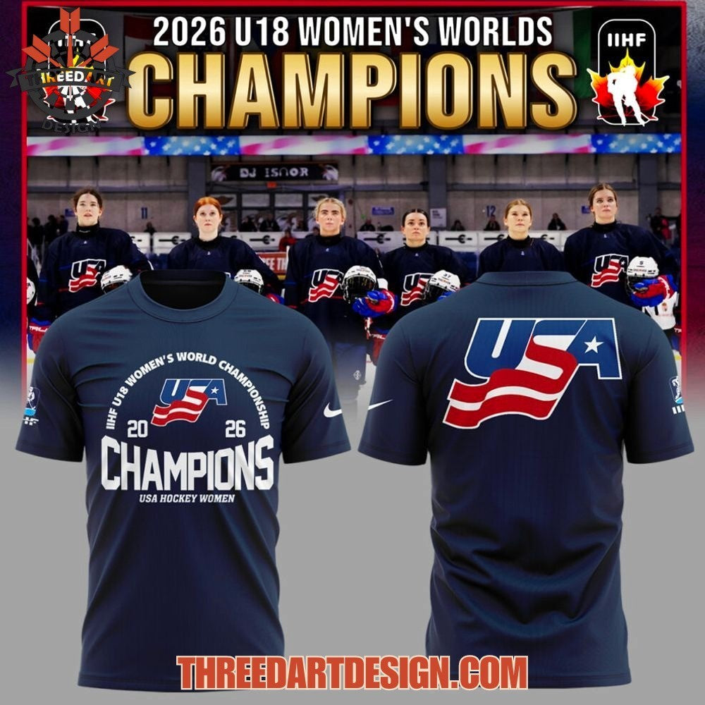 USA Hockey 2026 U18 Women’s World Champions Shirt