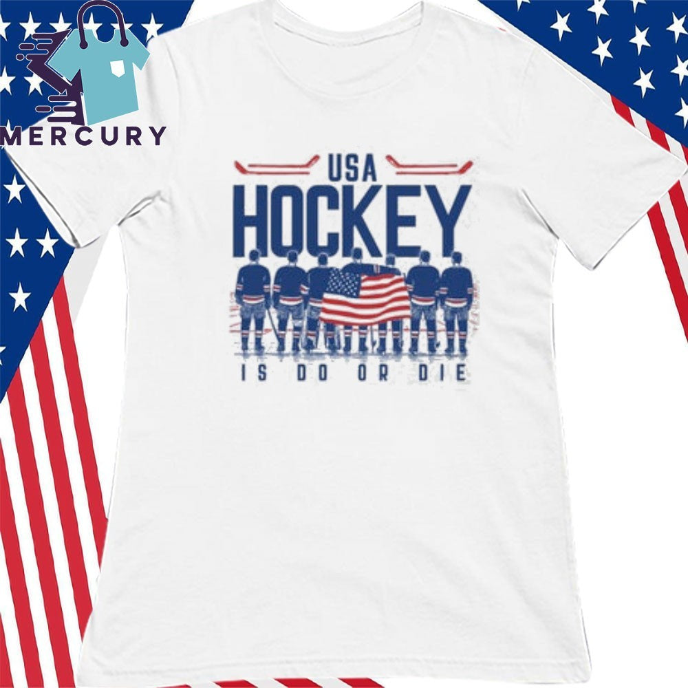 USA Hockey Is Do Or Die Players Flag America Shirt