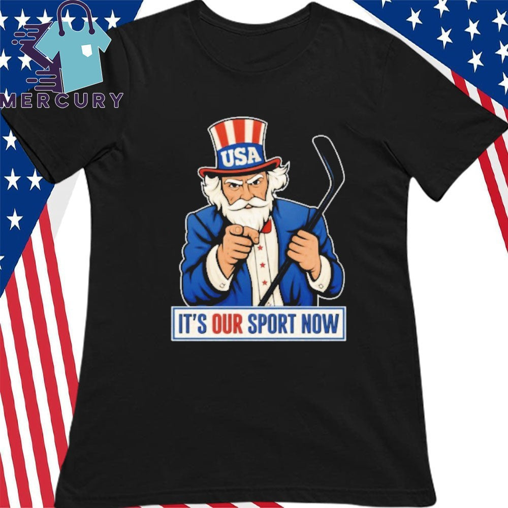 USA Olympic Gold Medal Hockey Jack Hughes it’s our sport now Shirt