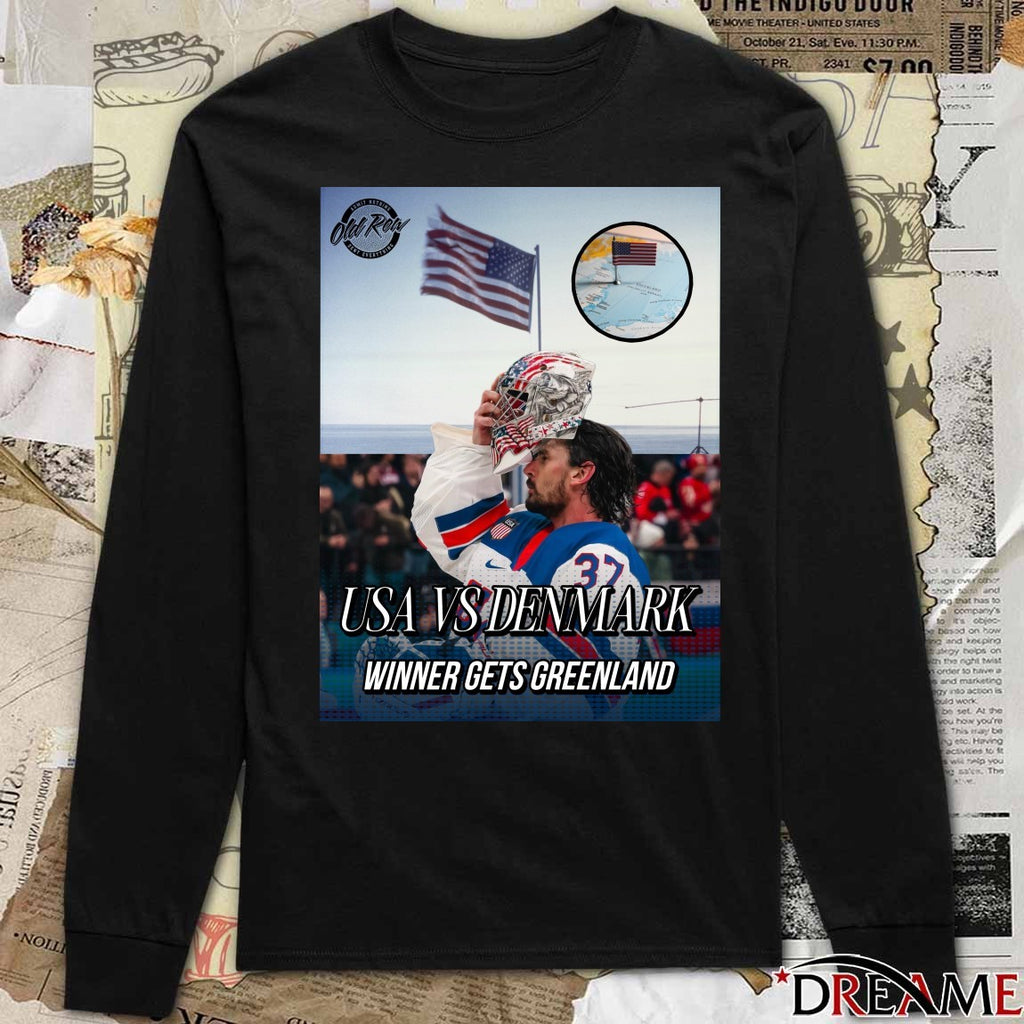USA Vs Denmark Winner Gets Greenland t-shirt