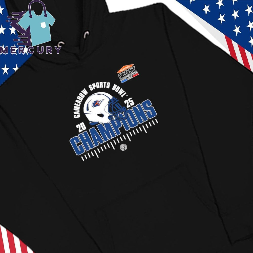 UTSA Roadrunners 2025 NCAA Football Sevpro First Responder Bowl Champions Shirt