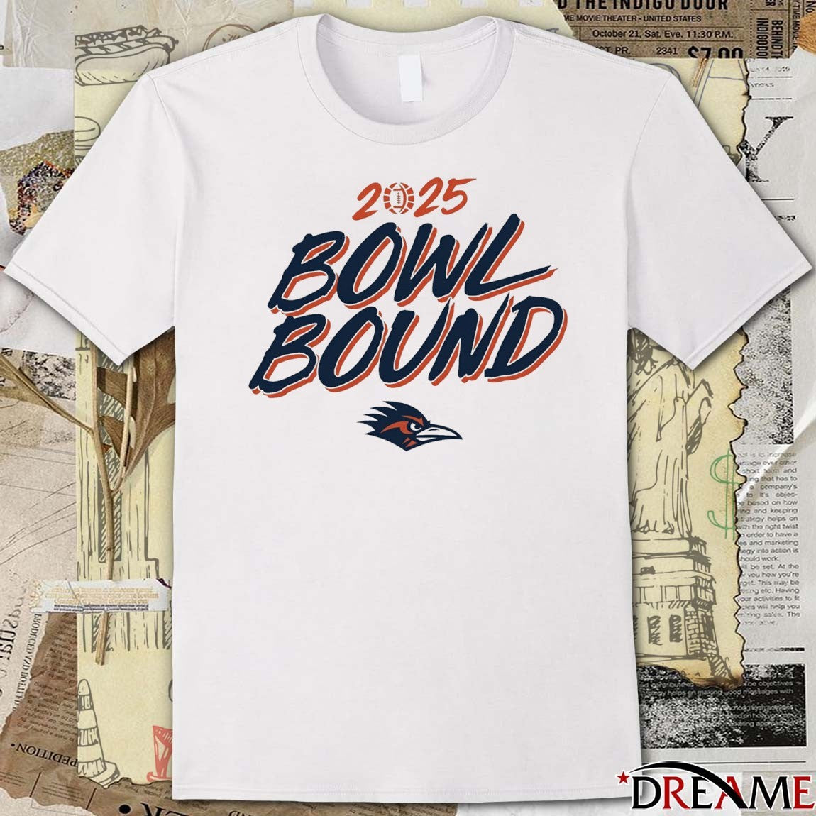 UTSA Roadrunners Football NCAA 2025 Bowl Bound t-shirt