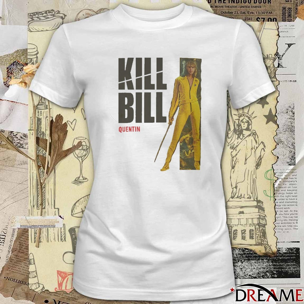 Uma Thurman Kill Bill Quentin 2025 t-shirt