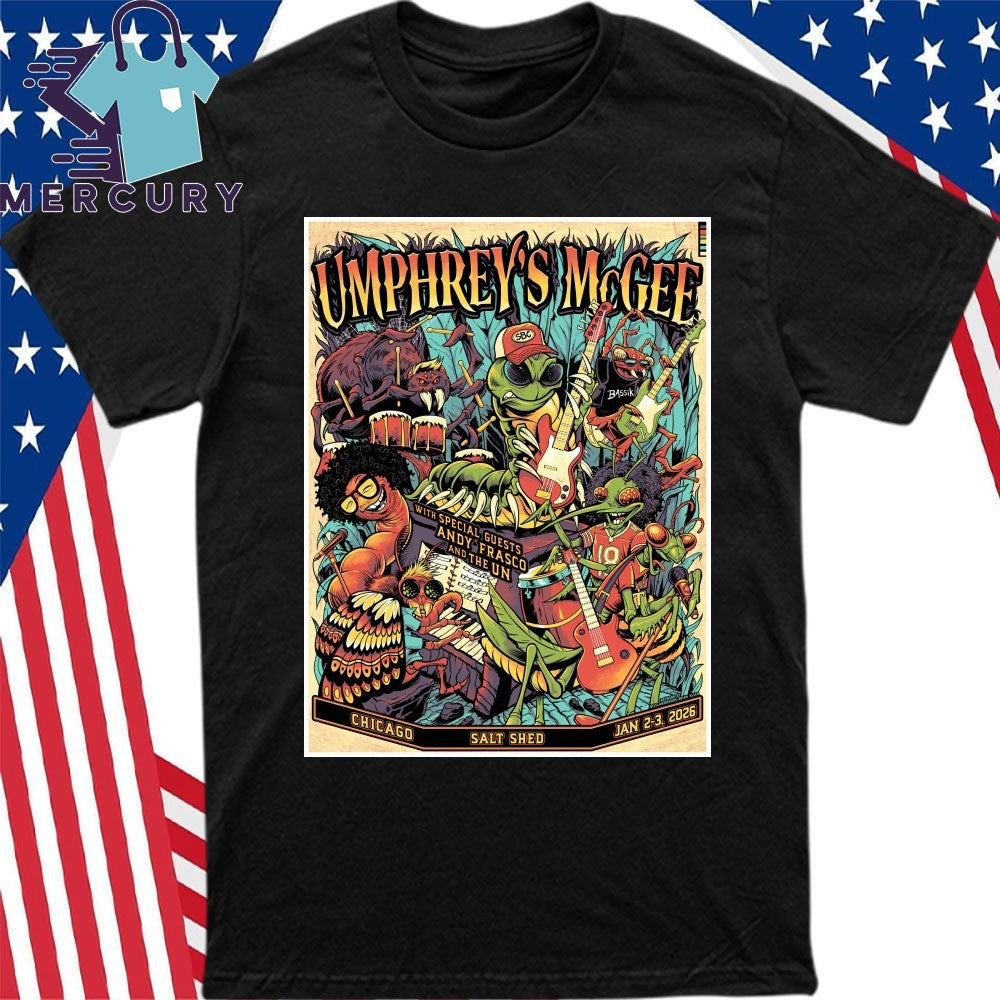 Umphrey’s McGee Event Chicago IL On Jan 2-3 2026 Poster Shirt