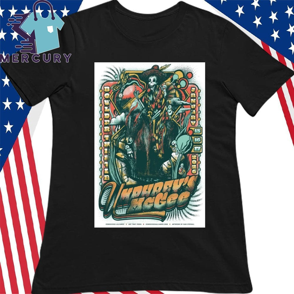 Umphrey’s McGee Jan 15-17 2026 Boulder Theater Boulder CO Tour Poster Shirt
