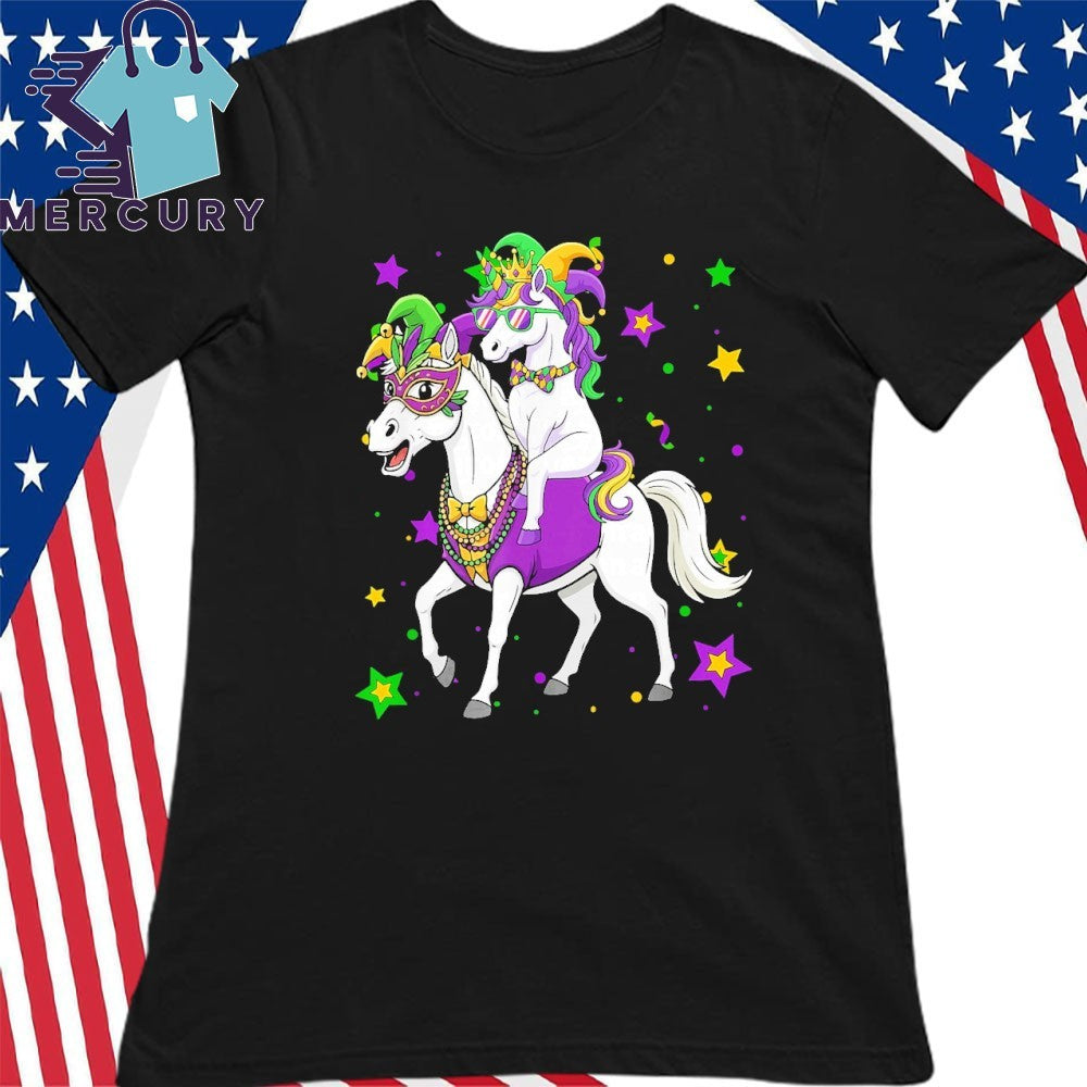 Unicorn Riding Horse Carnival Shirt