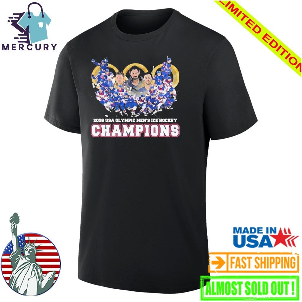 United States Men’s National Ice Hockey Team 2026 Champions Shirt