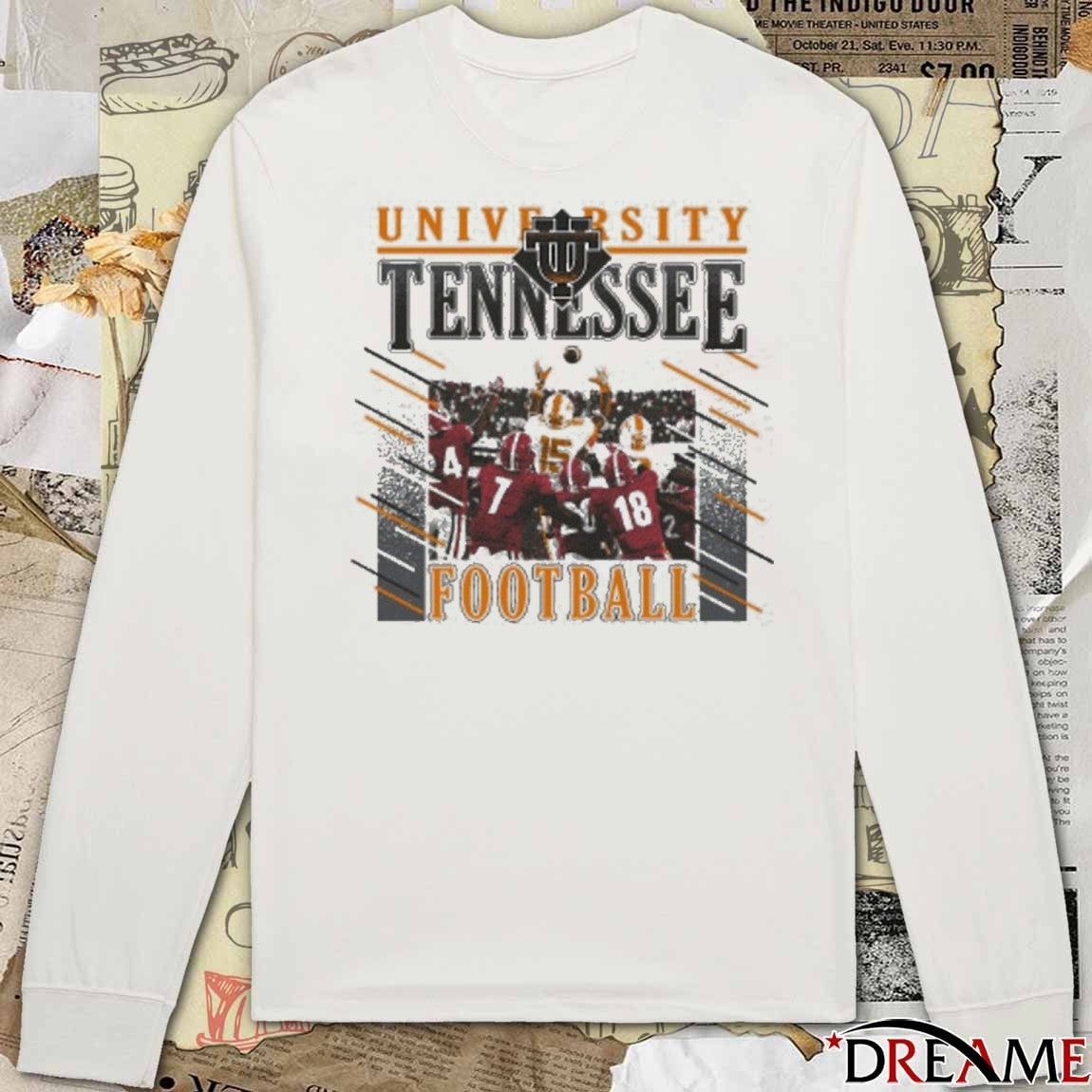 University Of Tennessee Vols Football Graphic 2026 t-shirt