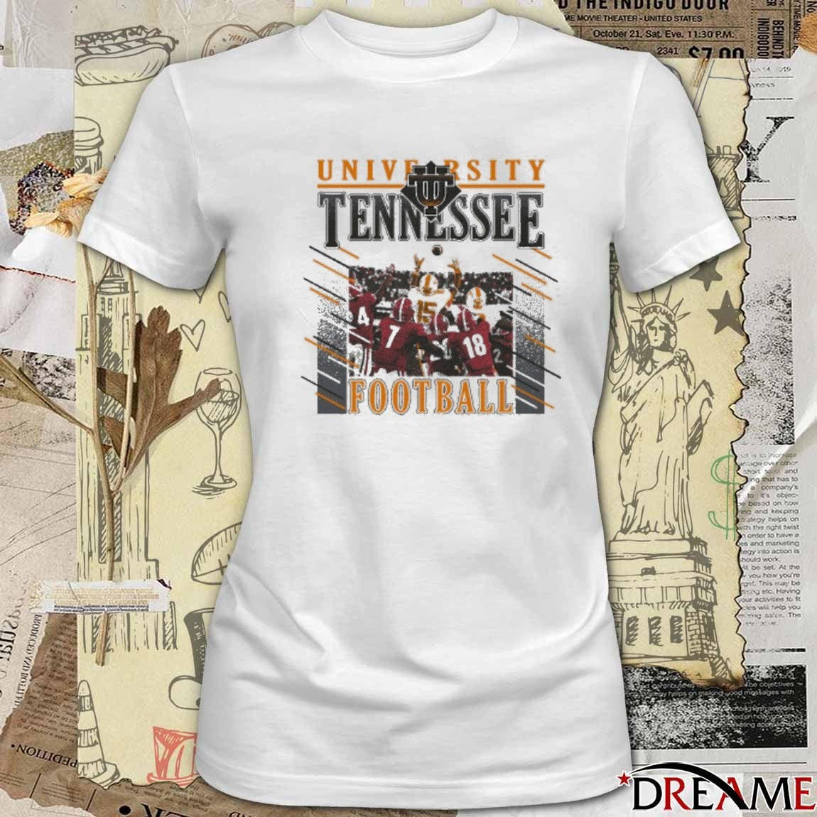University Of Tennessee Vols Football Graphic 2026 t-shirt