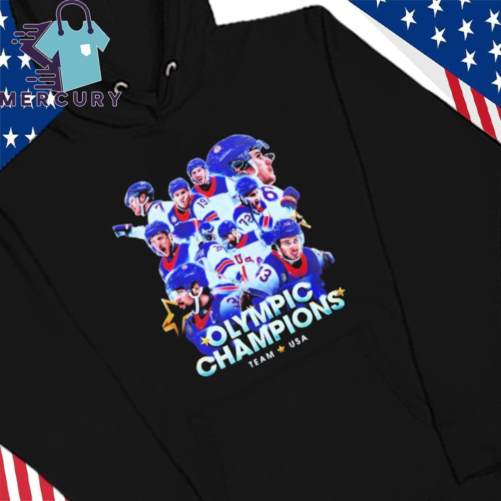 Usa Men’s Olympic Hockey Team Winter Olympic Milano Cortina 2026 Gold Medal Champions Shirt
