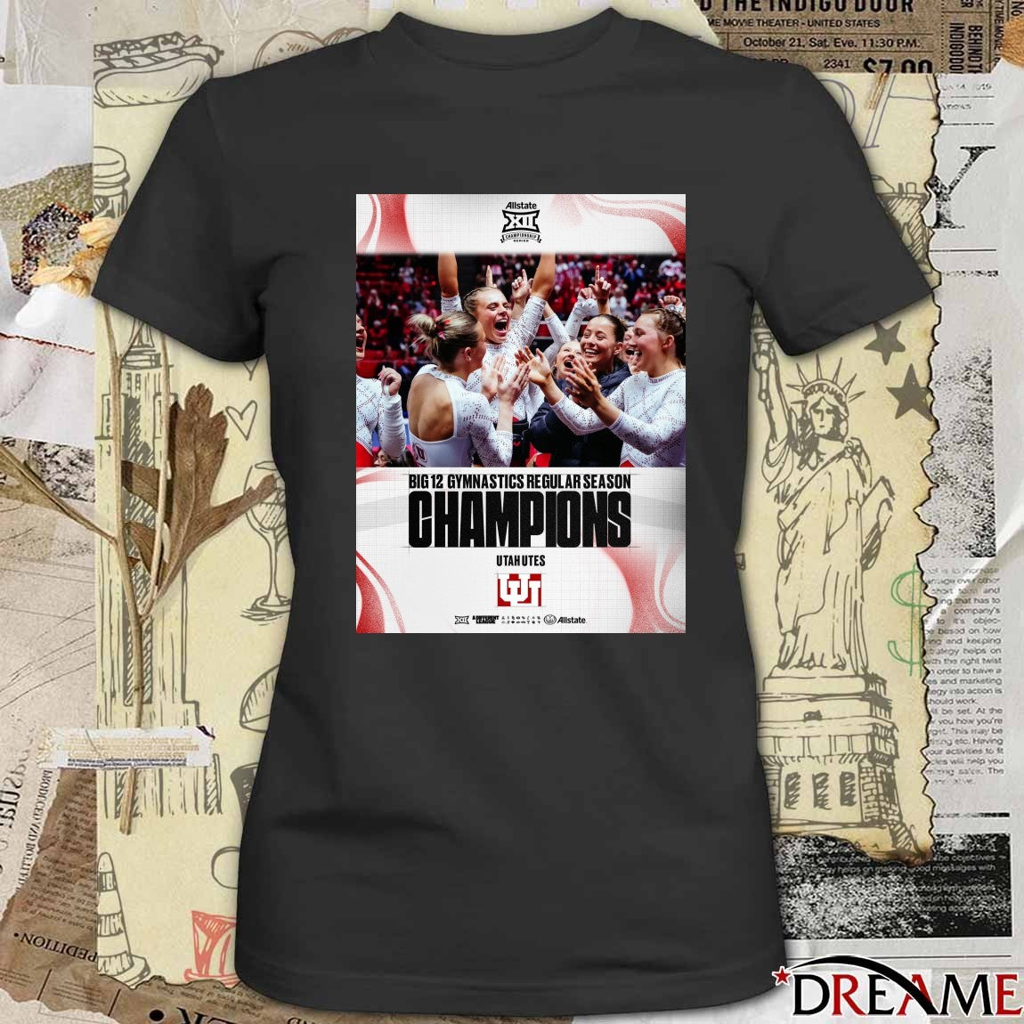 Utah Utes Big 12 Gymnastics Regular Season Champions 2026 Poster t-shirt