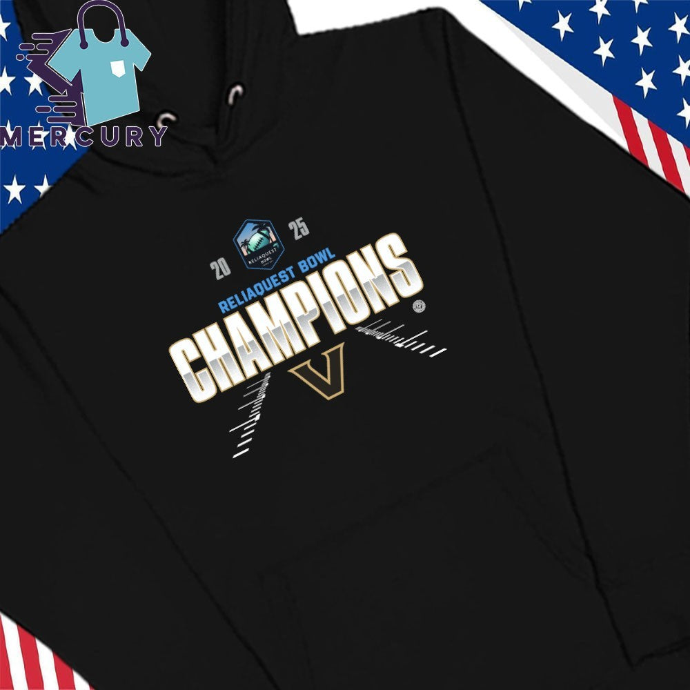 Vanderbilt Commodores 2025 ReliaQuest Bowl Champions Shirt