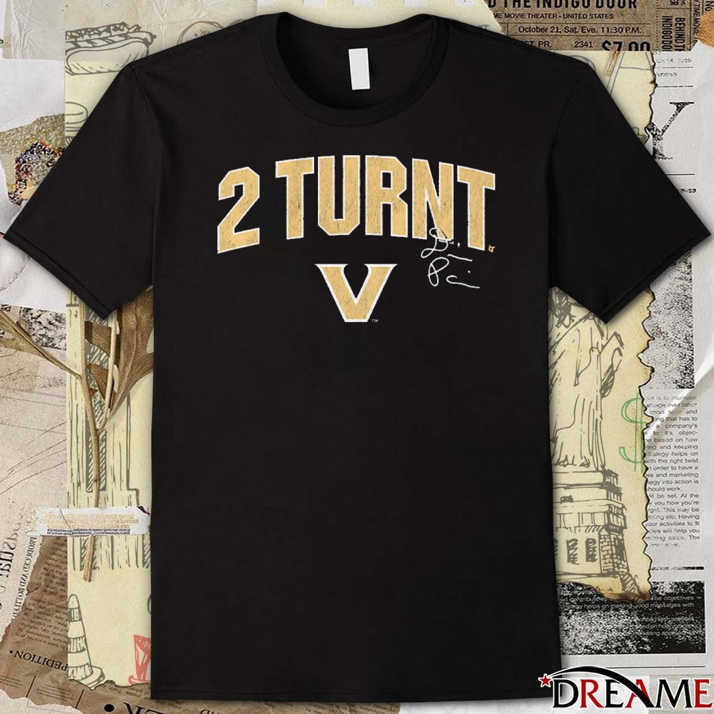 Vanderbilt Commodores Football Diego Pavia 2 Turnt Signature t-shirt