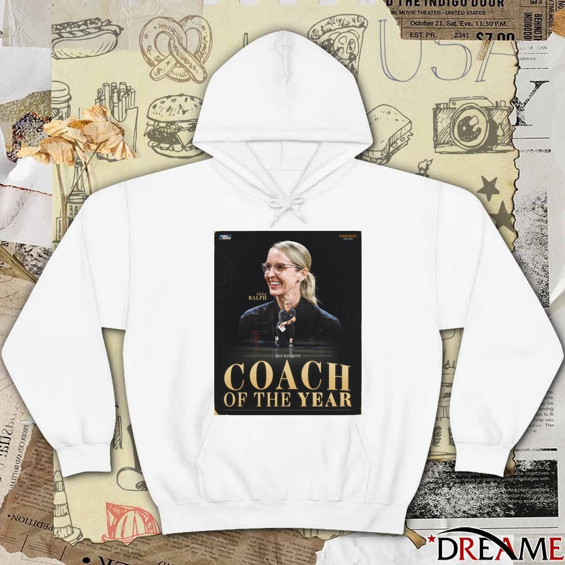 Vanderbilt Commodores Shea Ralph 2026 Naismith Coach of the Year Poster t-shirt