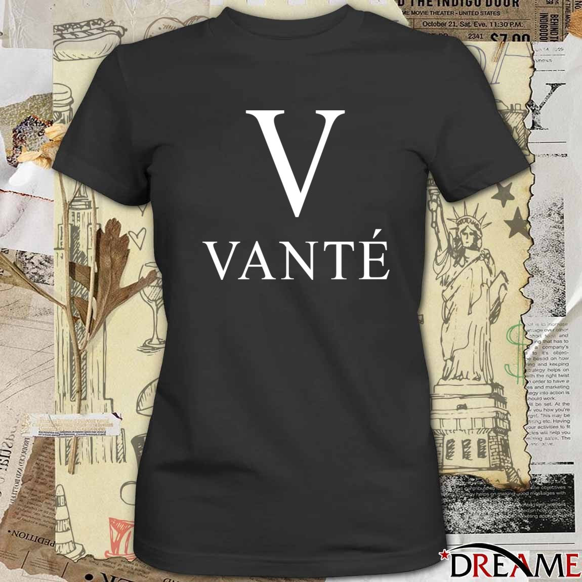 Vante Cropped worn by Natalie Portman on The Drew Barrymore Show t-shirt