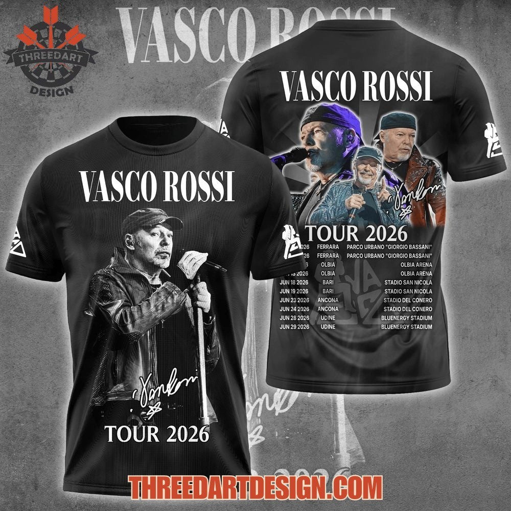 Vasco Rossi Tour 2026 Shirt