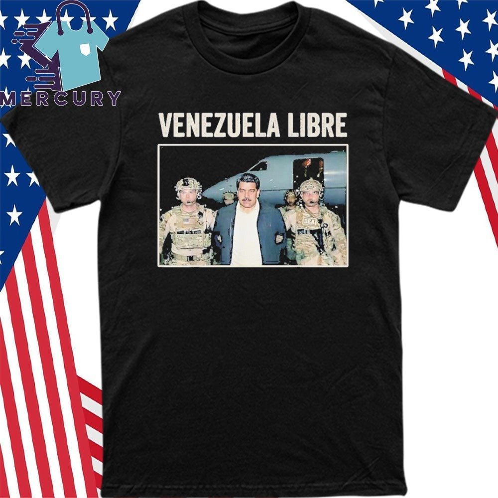 Venezuela Libre Nicolas Maduro Captured Arrest Shirt