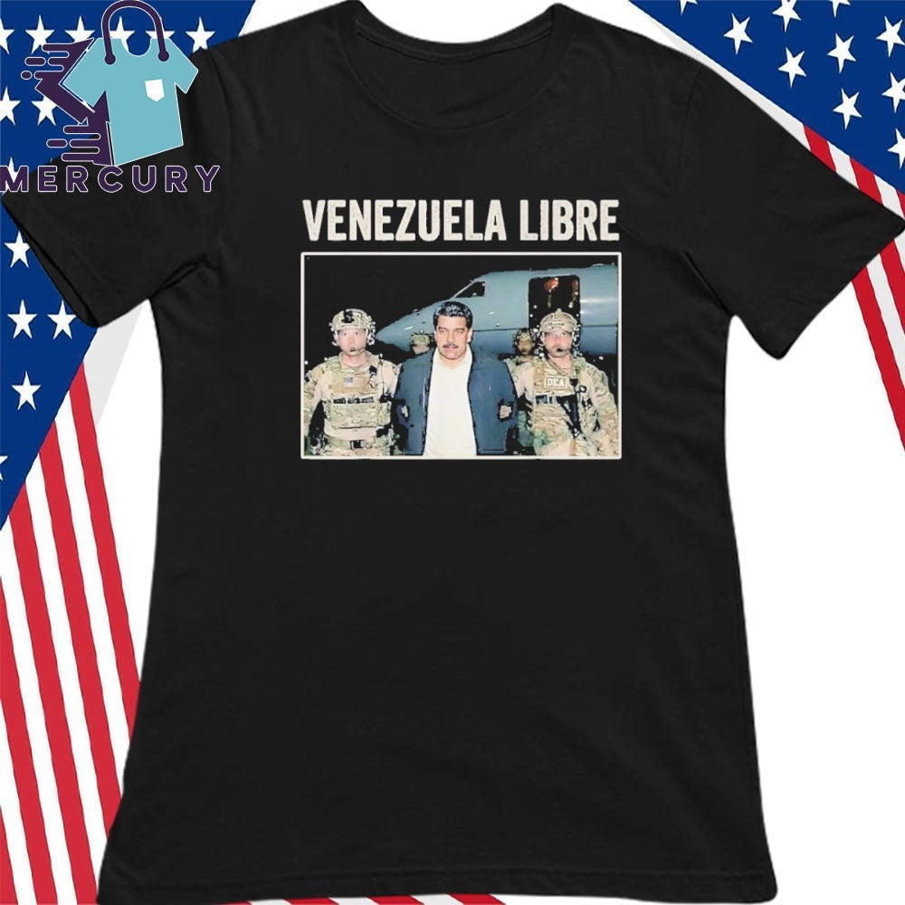 Venezuela Libre Nicolas Maduro Captured Arrest Shirt