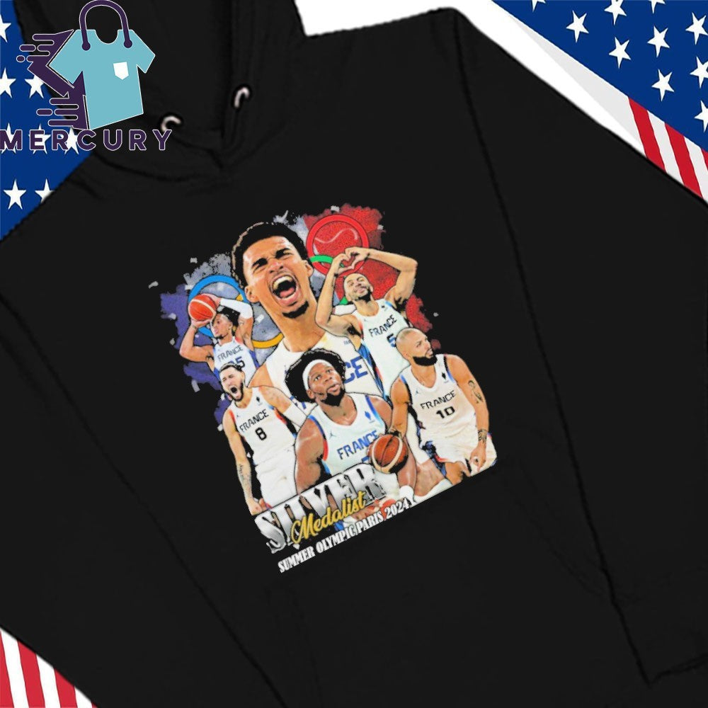 Victor Wembanyama Silver Medalist Summer Olympic Paris 2024 Shirt