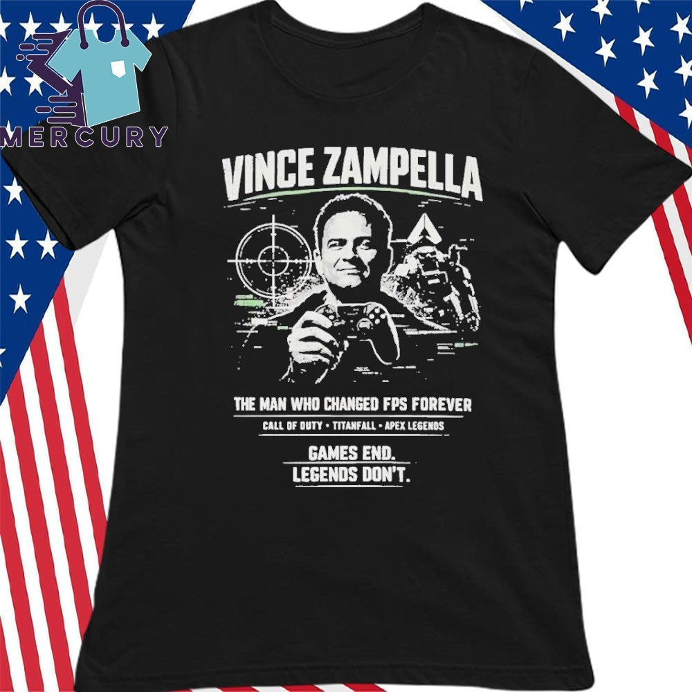 Vince Zampella The Man Who Changed Fps Forever Shirt