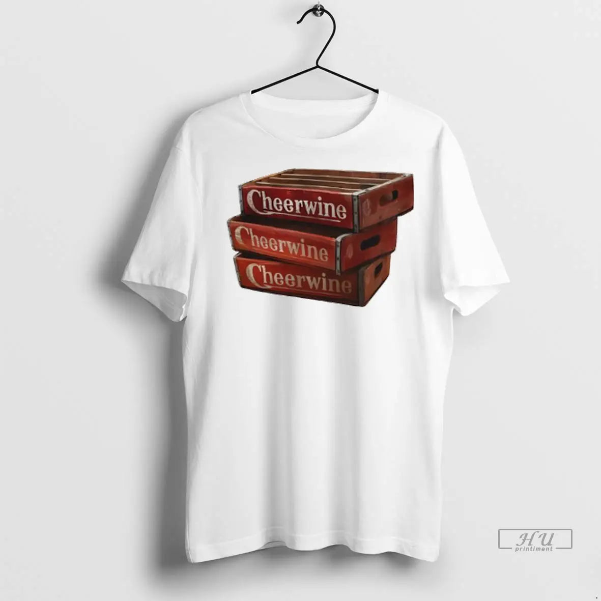 Official Vintage Cheerwine Crates Ladies T Shirt
