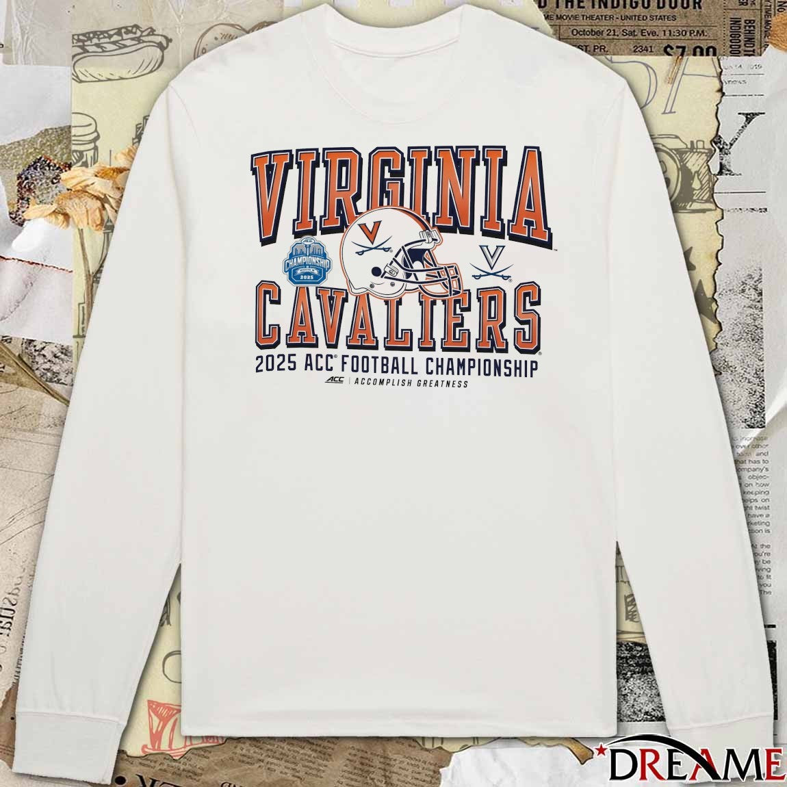 Virginia Cavaliers 2025 Atlantic Coast Conference Football Championship – Champion t-shirt