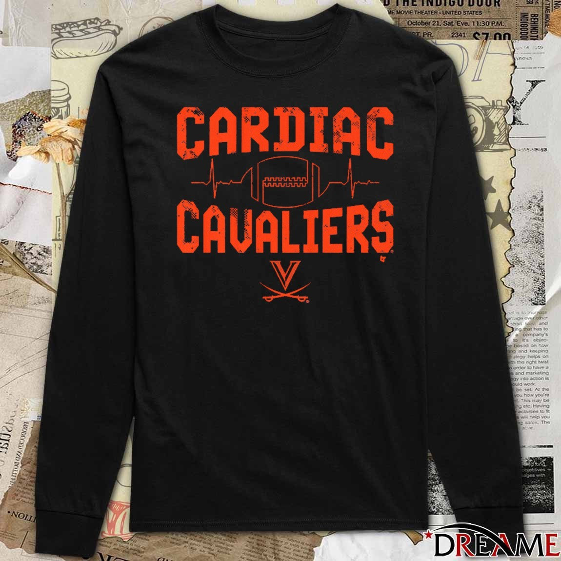 Virginia Cavaliers Football NCAA Cardiac Cavaliers t-shirt
