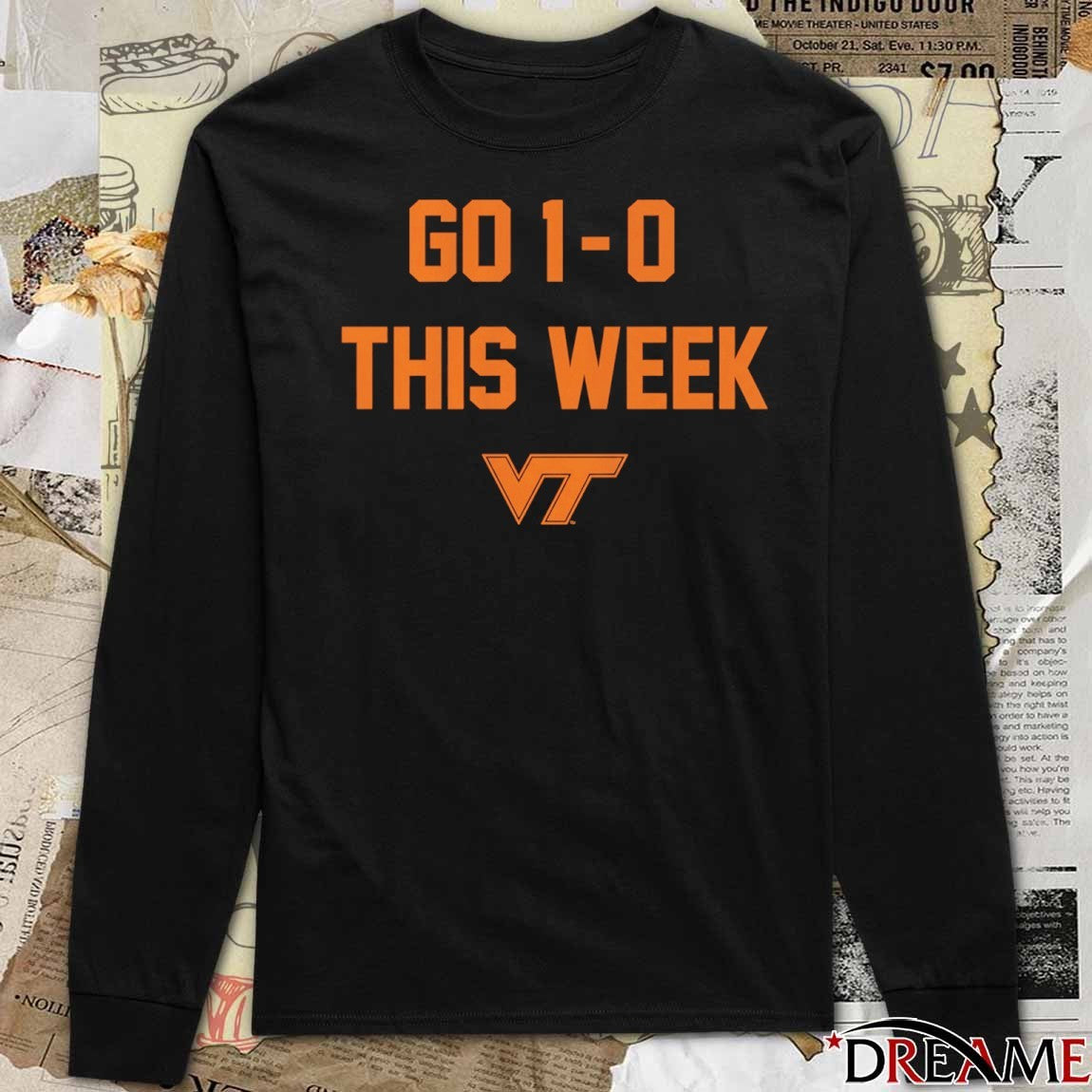 Virginia Tech Hokies Football Go 1-0 This Week t-shirt