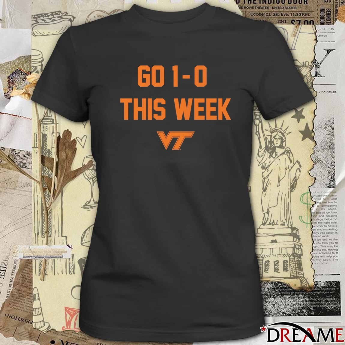 Virginia Tech Hokies Football Go 1-0 This Week t-shirt