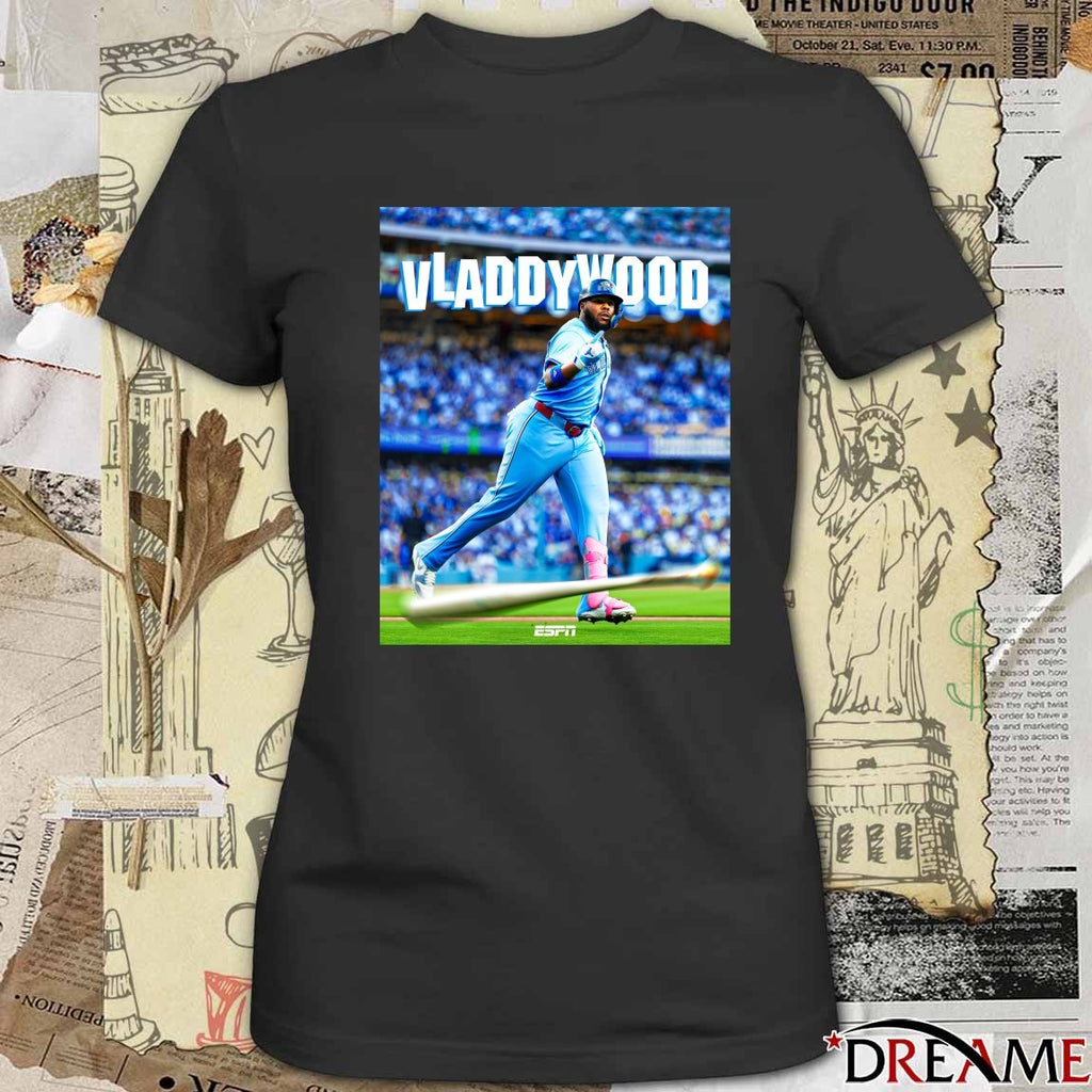 Vladimir Guerrero Jr Toronto Blue Jays Vladdy Wood MLB 2025 Poster t-shirt