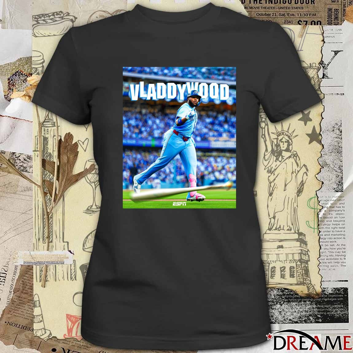 Vladimir Guerrero Jr Toronto Blue Jays Vladdy Wood MLB 2025 Poster t-shirt