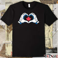 Vladimir Guerrero Jr Toronto Blue Jays Wearing Canada Heart Hands t-shirt