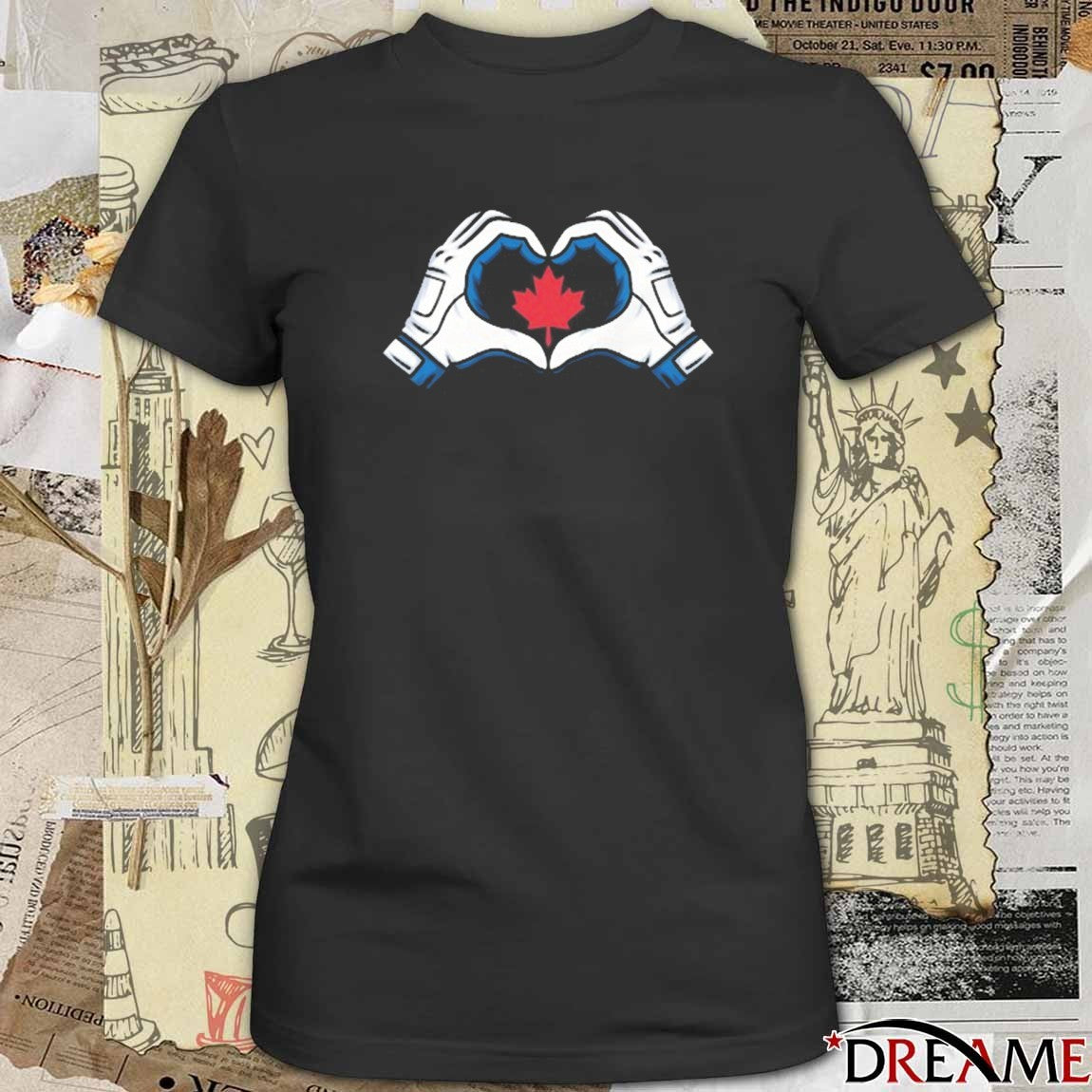 Vladimir Guerrero Jr Toronto Blue Jays Wearing Canada Heart Hands t-shirt
