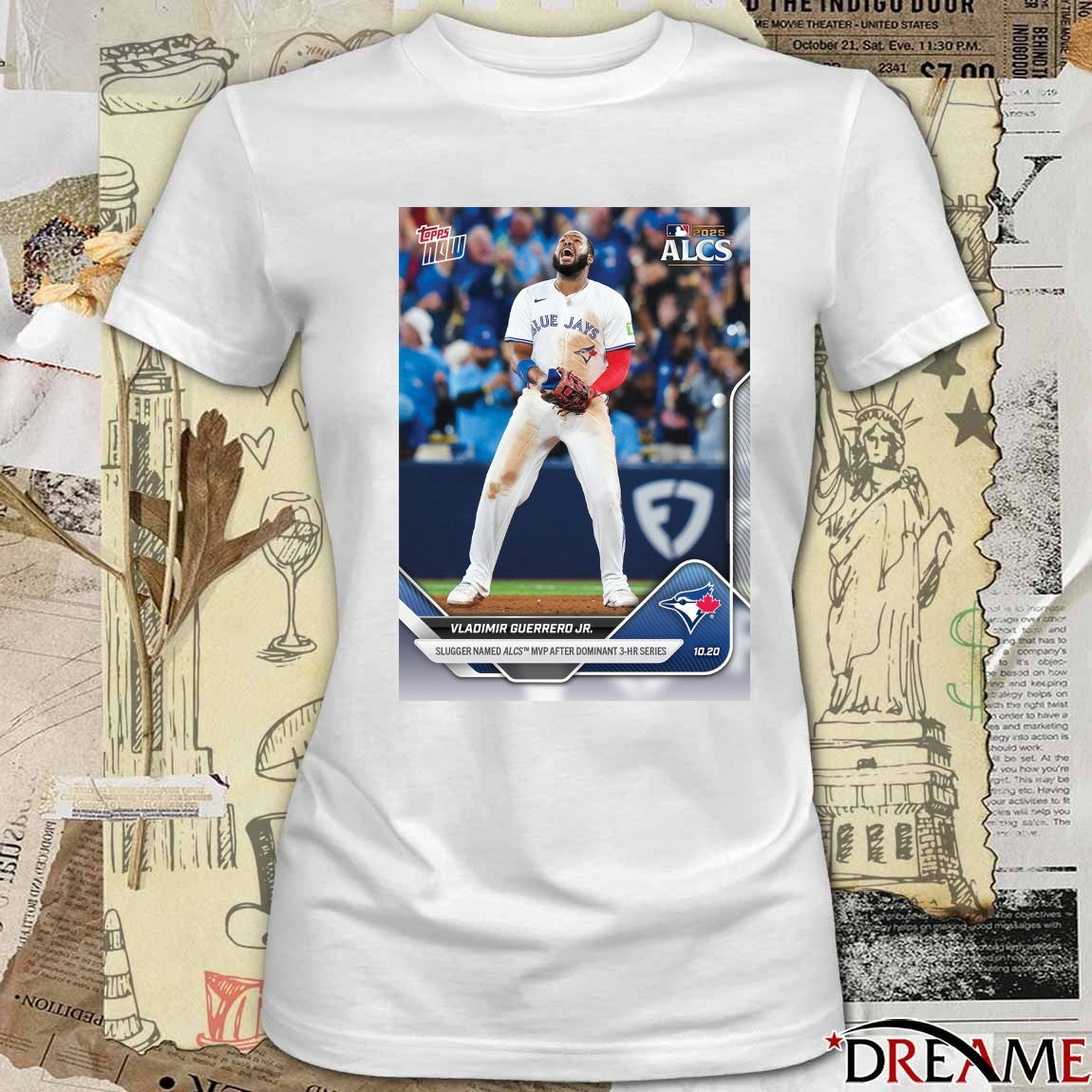 Vladimir Guerrero Jr. 2025 MLB Topps Slugger Named ALCS MVP After Dominant 3 HR Series t-shirt