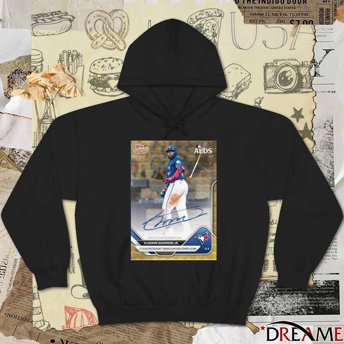 Vladimir Guerrero Jr. Toronto Blue Jays Grand Slam MLB 2025 ALDS Topps Now Signature Poster t-shirt