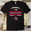 WIAC Champions UW-River Falls Football 2025 t-shirt