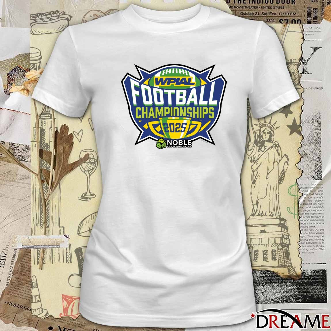 WPIAL Football Championships 2025 Noble Environmental Logo t-shirt