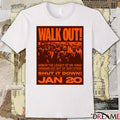 Walk Out Honor The Legacy Of Dr. King Demand ICE Out Of Our Cities Shut It Down January 20 2026 Poster t-shirt