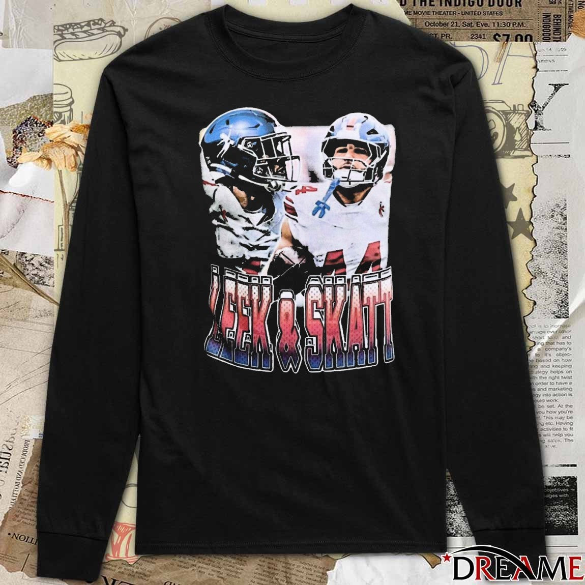 Wan’dale Robinson New York Giants Wearing Leek And Skatt t-shirt