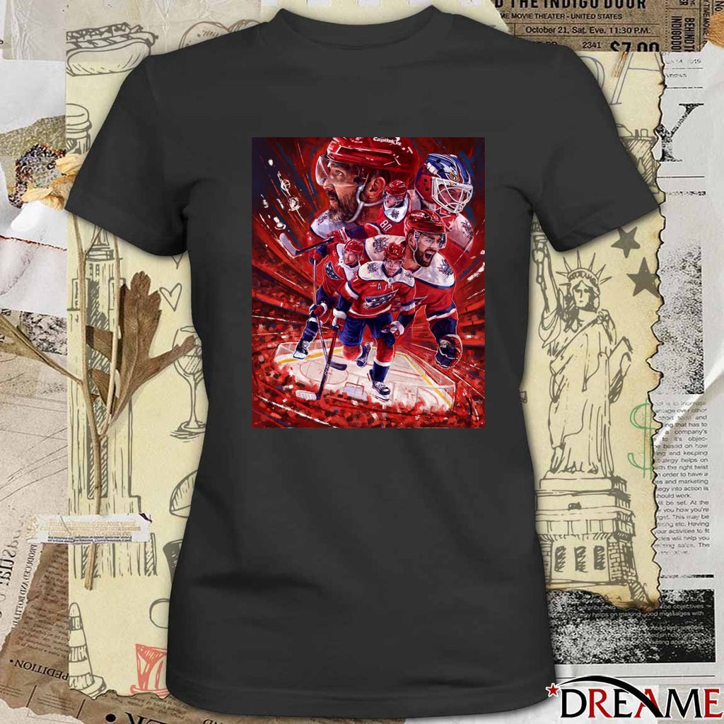 Washington Capitals hockey Alex Ovechkin Artwork 2026 Poster t-shirt